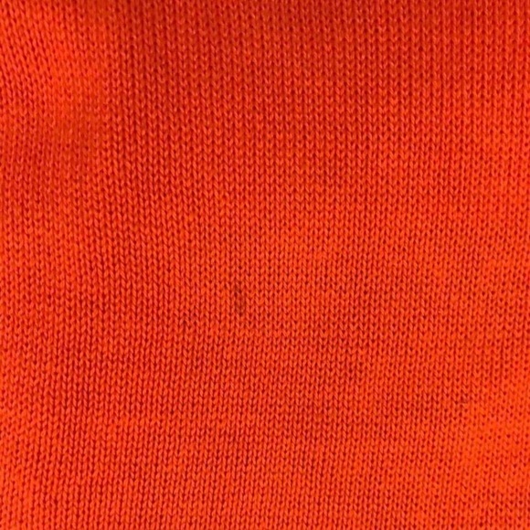 WOMENS ORANGE SWEATER VEST VINTAGE 80S UNIVERSITY TEXAS LONGHORN PREOWNED - Picture 3 of 4